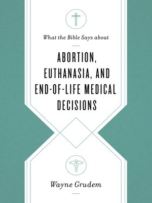 cover image of What the Bible Says about Abortion, Euthanasia, and End-of-Life Medical Decisions